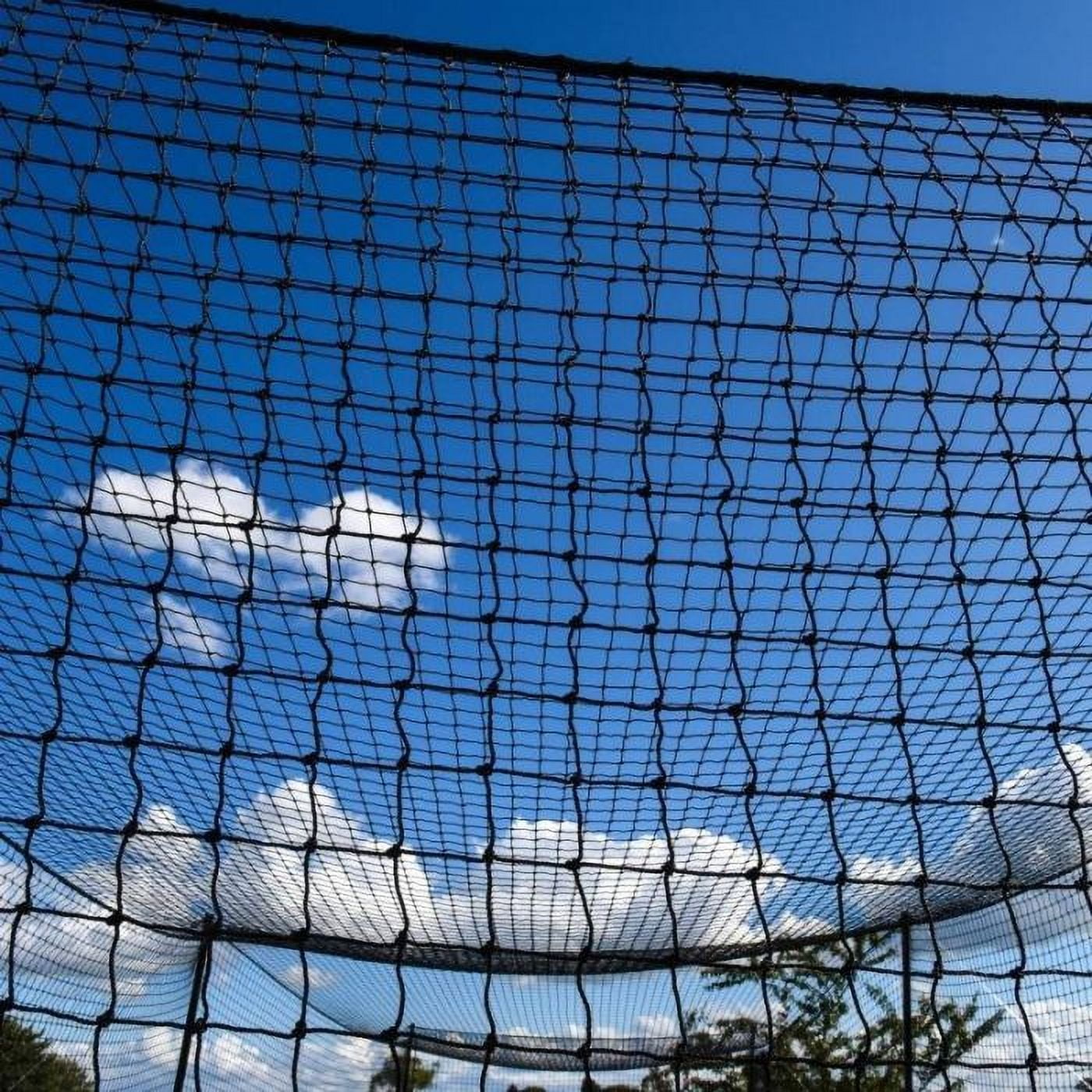 FORTRESS Baseball Batting Cage Nets | Heavy-Duty HDPP Fully Enclosed Baseball & Softball Cage Netting [14 Sizes & 3 Grade Options] – NET ONLY
