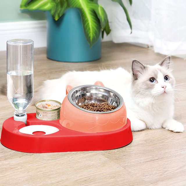¡Compra y Aprovecha las Mejores Ofertas!, Cuenco bebedero para perros, cuenco doble automático para mascotas, cuenco para perros, cuenco para perros, suministros, dispensador de agua Akmoler
