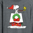 thumbnail image 3 of Peanuts - Snoopy & Woodstock House Sleigh - Men's Long Sleeve T-Shirt, 3 of 6