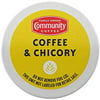 Community Coffee Coffee & Chicory Single Serve K-Cup Compatible Coffee Pods, Box Of 18 Pods