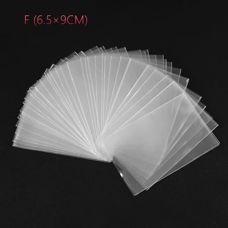 100Pcs Card Sleeves PVC Card Sleeve Baseball Card Sleeve Trading Card Sleeve Waterproof Clear Card Holder Card Protector - Walmart.com 100Pcs Card Sleeves PVC Card Sleeve Baseball Card Sleeve Trading Card Sleeve Waterproof Clear Card Holder Card Protector - Walmart.com