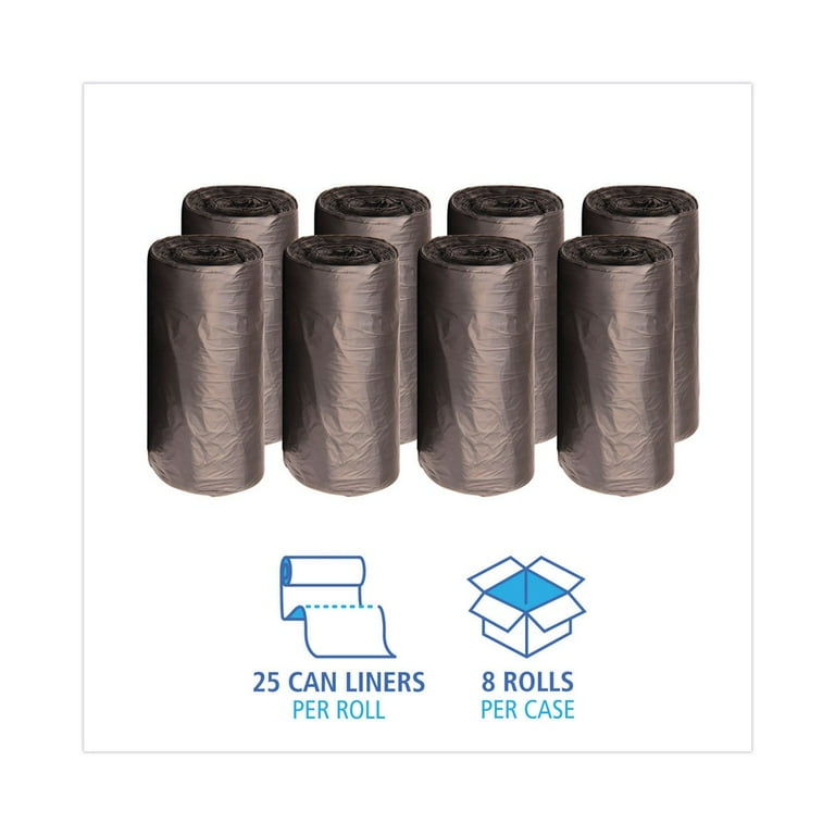 High-Density Can Liners, 60 gal, 14 mic, 38 High-Density Can Liners, 60 gal, 14 mic, 38