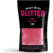 Peach Rainbow Premium Glitter Multi Purpose Dust Powder 100g / 3.5oz for use with Arts & Crafts Wine Glass Decoration Weddings Cards Flowers Cosmetic Face Body