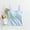 Blue, variant on YHAJDS Sleepwear With Built In Bra for Women Solid Color Lace Bralette Camisole Top