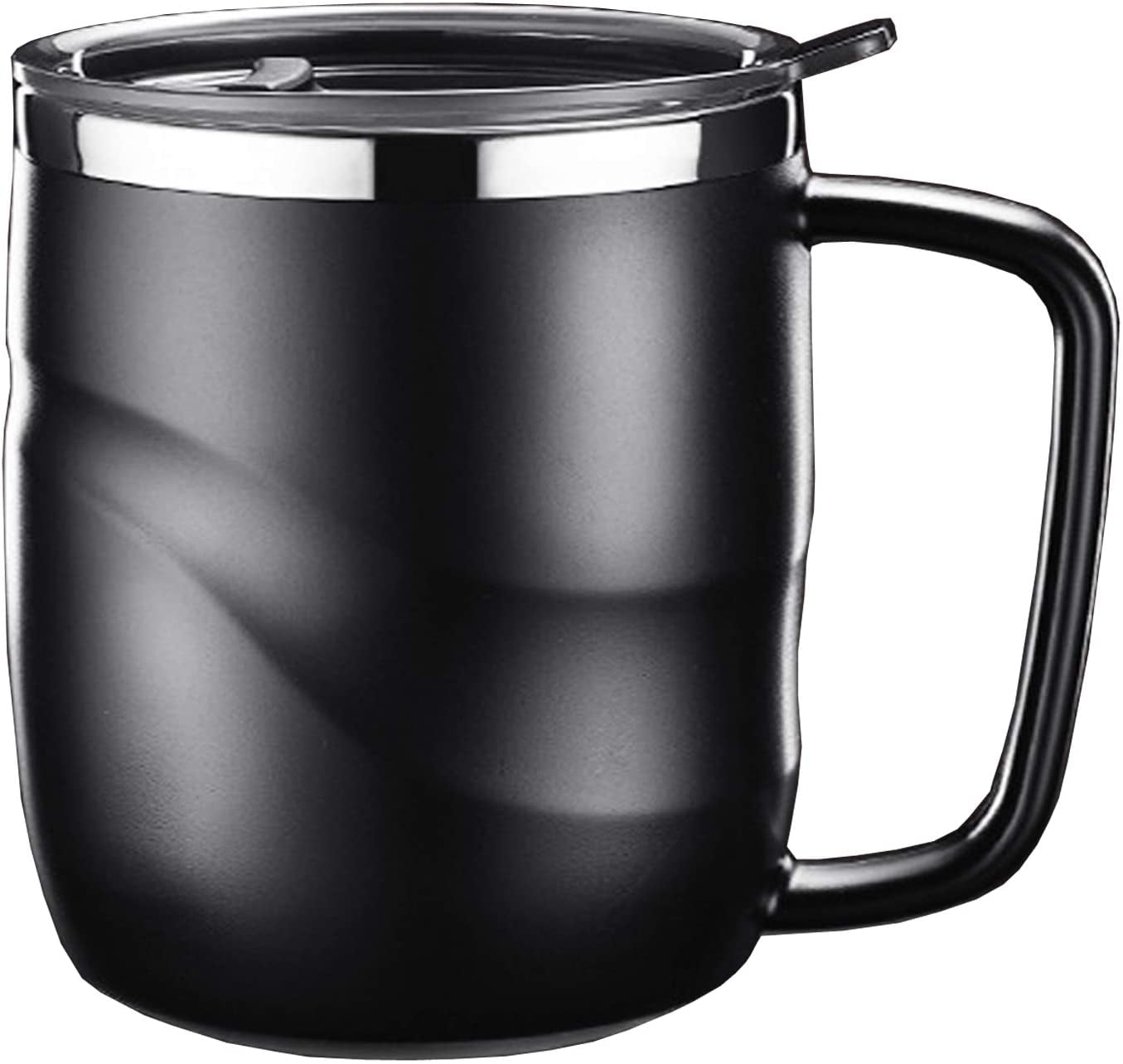 Tea Drinking Mug Stainless Steel Coffee Mug Durable Thermal Insulated Office 1Pc