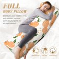 thumbnail image 5 of Picia Peaches Body Pillow Cover - Super Soft Microfiber 20x54 Body Pillow Case - Envelope Closure, Wrinkle, Stain Resistant Body Pillow Cover,Elegant Bedding, 5 of 8