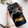 thumbnail image 5 of Luxury Gold Apple Design Phone Case for iPhone 11/12/13/14/15/16 Pro Max Plus—Perfect Gift for Holiday Season and All Users, 5 of 9