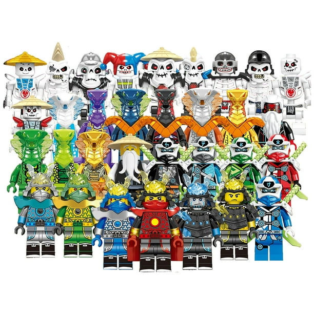 20pcs Building Blocks Toys Small Particle Diy Ninjago Doll For