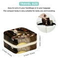 thumbnail image 5 of Easter Decorative Square Travel Portable Jewelry Display Box - Earring Organizer, Necklace and Bracelet Storage Case for Girls and Women, 5 of 6