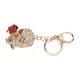 thumbnail image 5 of Llavero De Calavera, Anillos De Llave De Calavera De Flores Gancho, Diamantes De Imitación Checa, Día De La Madre, Colgante De Bolsas, Con Anillos De Llave, Colgante De Autos, 5 of 7