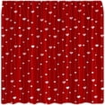 thumbnail image 2 of Sweet Heart Shower Curtain for Lover Pink Red Heart Valentine''s Day Falling Love Balloons Romantic Girls Couple Woman Modern Simple Holiday Home Decor Fabric Bathroom Curtain Set with Hook, 2 of 4