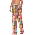 thumbnail image 3 of FORMRS Mens Pajama Pants with Pockets Sleepwear Lounge Bottoms Sizes S-2XL, Beige Jar, 3 of 7