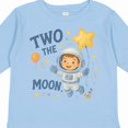 thumbnail image 4 of Inktastic Two the Moon Astronaut 2nd Birthday Boys or Girls Long Sleeve Toddler T-Shirt, 4 of 5