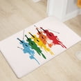 thumbnail image 2 of Musical Note Printing Non slip Water Absorbent Mat Pad Bathroom Kitchen (5#), 2 of 7