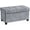 Gray, variant on Ornavo Home 30 Inch Folding Storage Ottoman with Storage Bench, Large Storage Ottoman Bench, Storage Chest, Foot Rest Stool, Bedroom Bench with Storage
