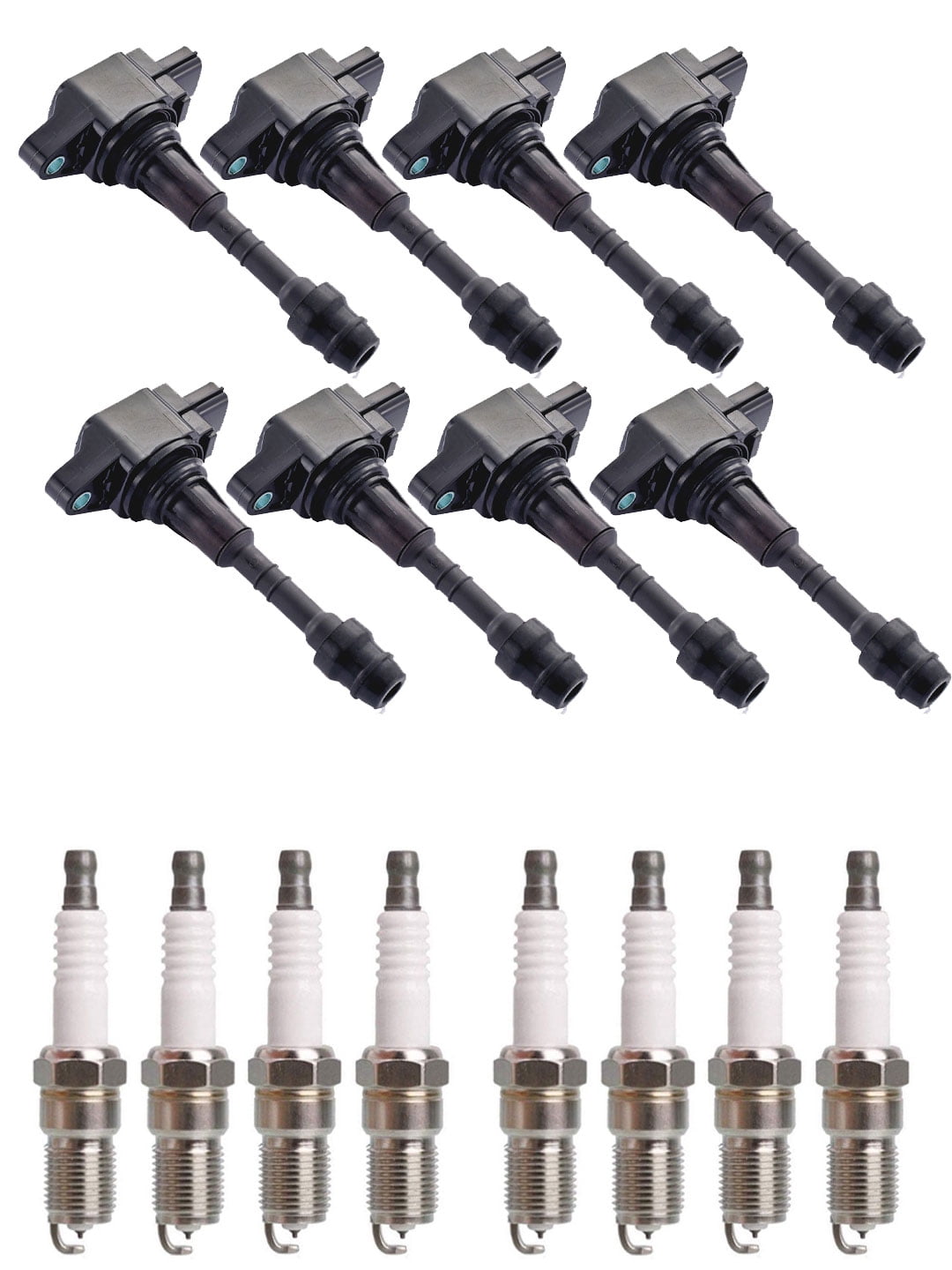 Set of 8 ISA Ignition Coils & 8 Spark Plugs for 20072014 Nissan Armada