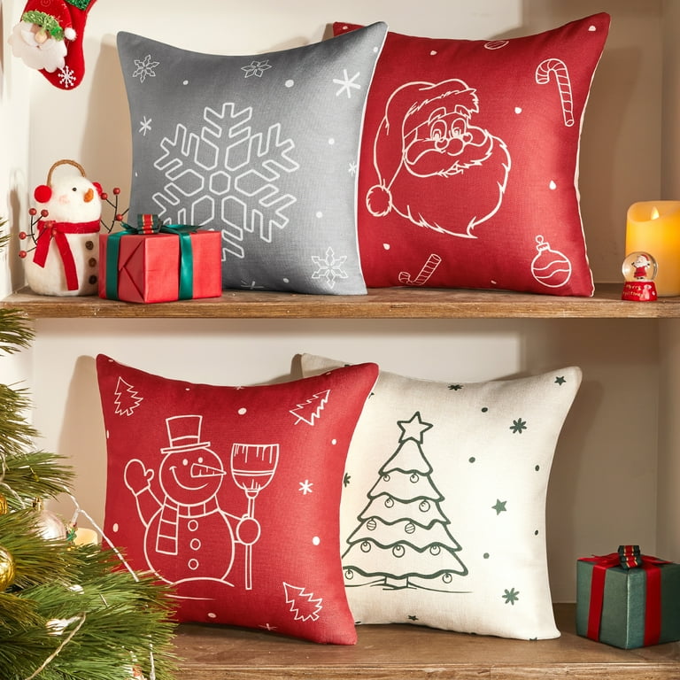 Christmas pillow fabric discount