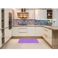 thumbnail image 6 of Ahgly Company Machine Washable Indoor Rectangle Transitional Violet Purple Area Rugs, 8' x 12', 6 of 7