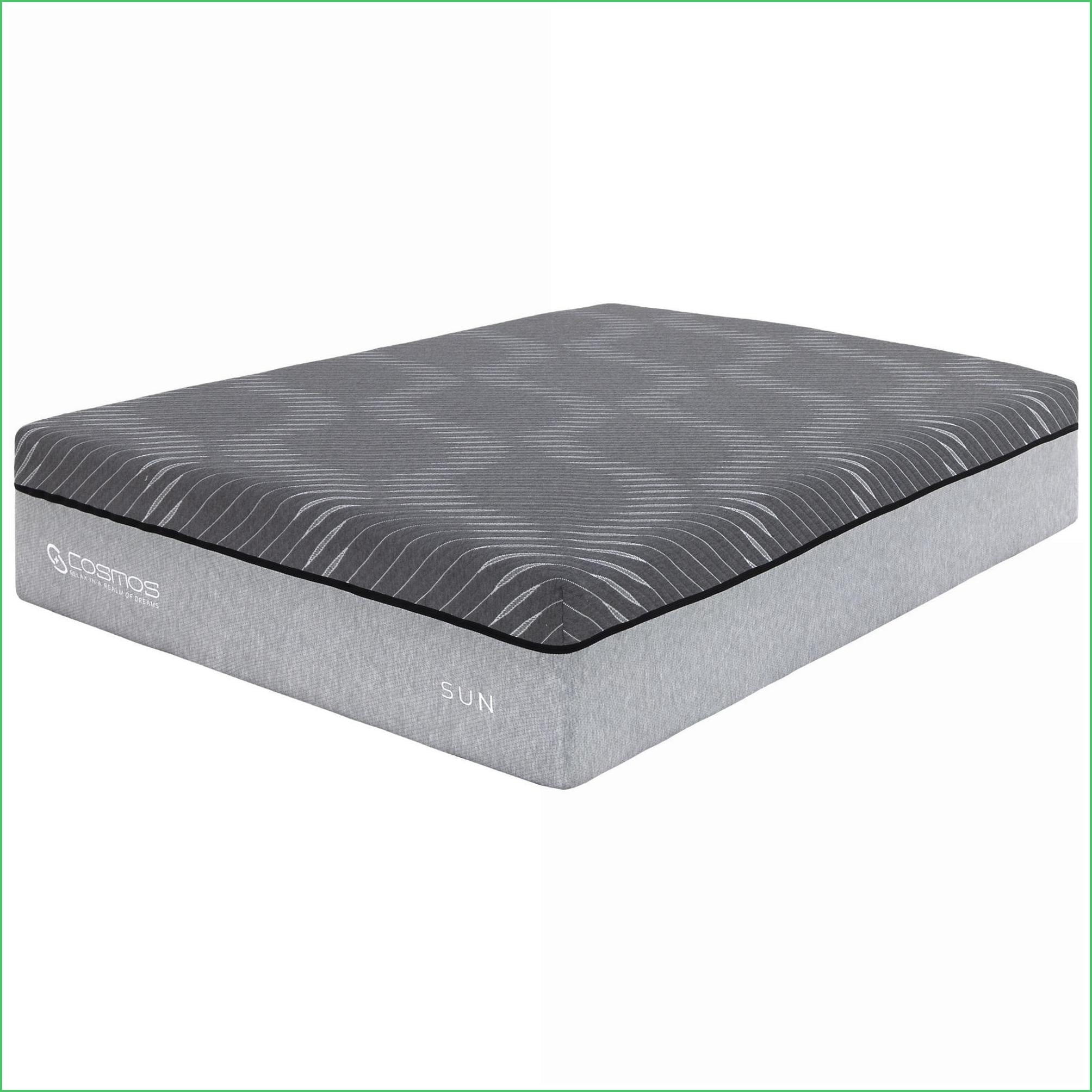 Mattresses, 14'' King Hybrid Mattress with Soft Waterfall Cover | Foam+Spring | Light Gray