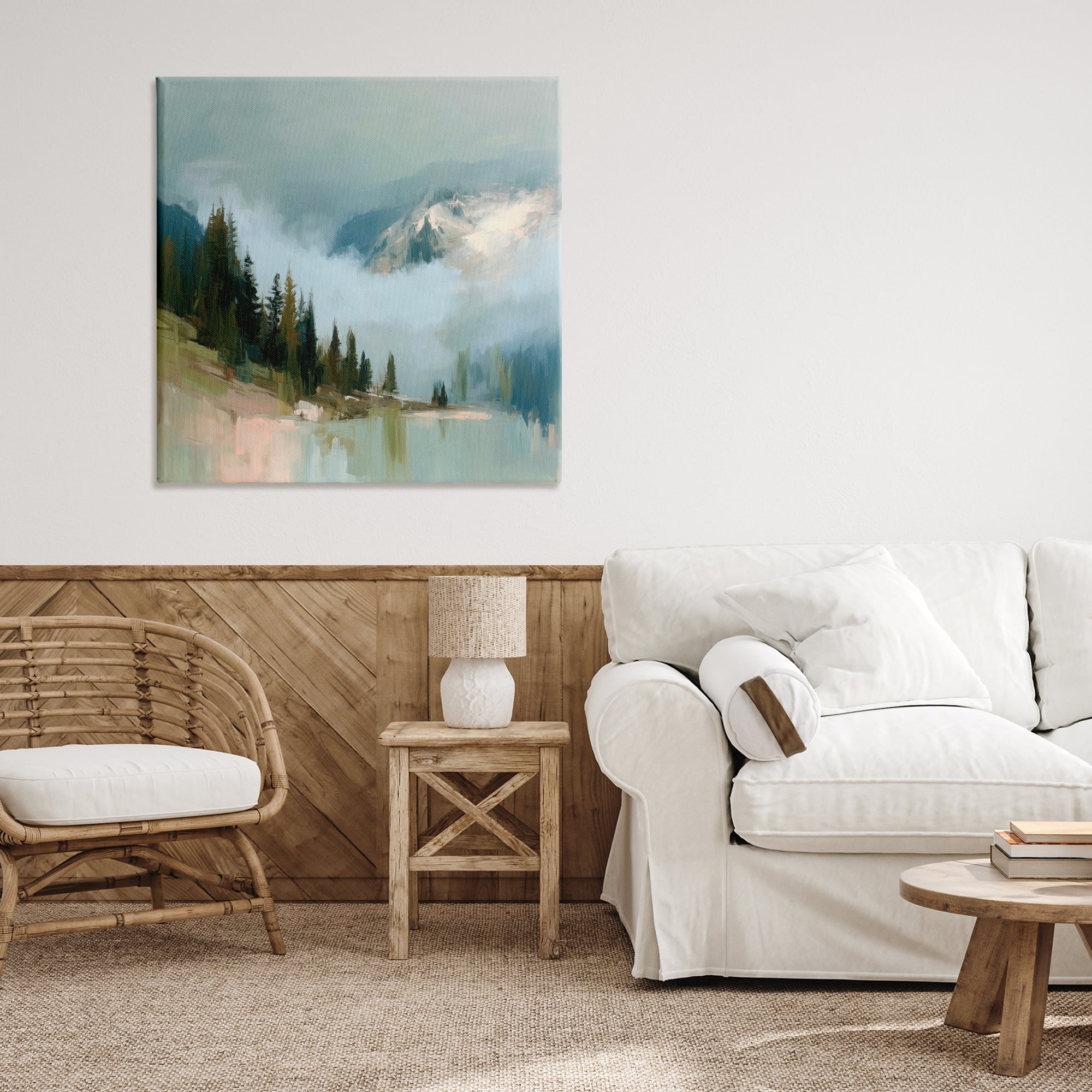 Stupell Industries Fog On The Mountains Canvas Wall Art, design by Kim Curinga