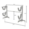 thumbnail image 6 of Elevate Outdoor Freestanding Storage Rack for Two Kayaks, SUPs, or Canoes, Indoor or Outdoor Use for Garage, Boat House, or Dock, Locking Casters, 175 lb. Capacity, 6 of 6