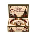 thumbnail image 2 of Limited Edition 2026 Christmas Beaded Bracelet Gift Set,Stretchable Adjustable Bead Bracelet with Festive Charm,Winter Holiday Jewelry for Women,Christmas Gift Jewelry, 2 of 5