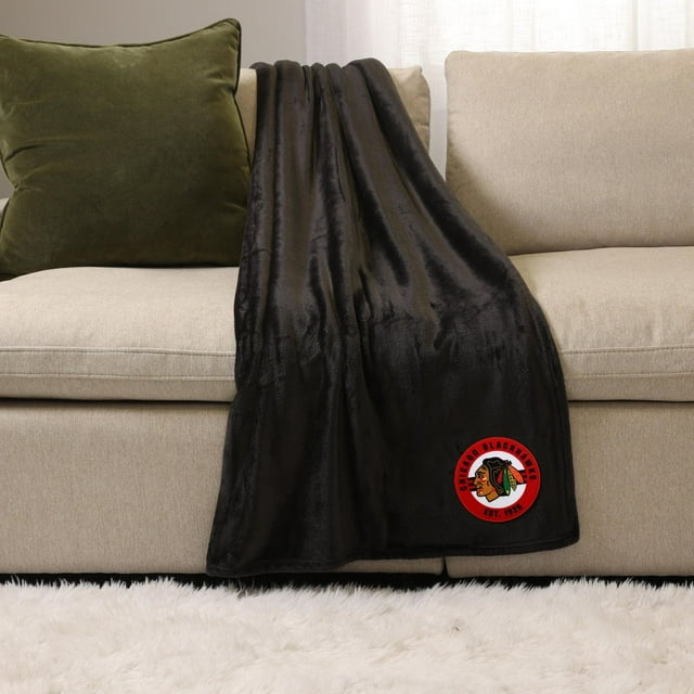 NHL, NBA, MLB Black Sports Throw Blanket, 50" x 60"