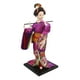thumbnail image 4 of Estatua de geisha japonesa, escultura oriental antigua de kabuki, figura en miniatura R1204, 4 of 9
