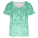 thumbnail image 4 of Fiudx Camisas para Mujer Camiseta Estampada a La Moda para Mujer, Blusa de Manga Corta, Tops Informales con Cuello Redondo, 4 of 4
