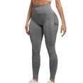 thumbnail image 5 of Cellulite 3D Leggings for Women Pants for Workout Running Athletic Anti Cellulite Leggings Tummy Control Compression Pants 3D Anti Cellulite Leggings for Women Workout Yoga Pants Grey XL, 5 of 5