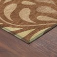 thumbnail image 3 of Addison Rugs Chantille Indoor/Outdoor Transitional Botanical Paprika Machine Washable Rectangle Rug, 9' x 12', 3 of 8