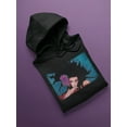 thumbnail image 3 of Pastell Purple Flowers Woman Hoodie Women's -Hulya Ozdemir Designs, Female Large, 3 of 4