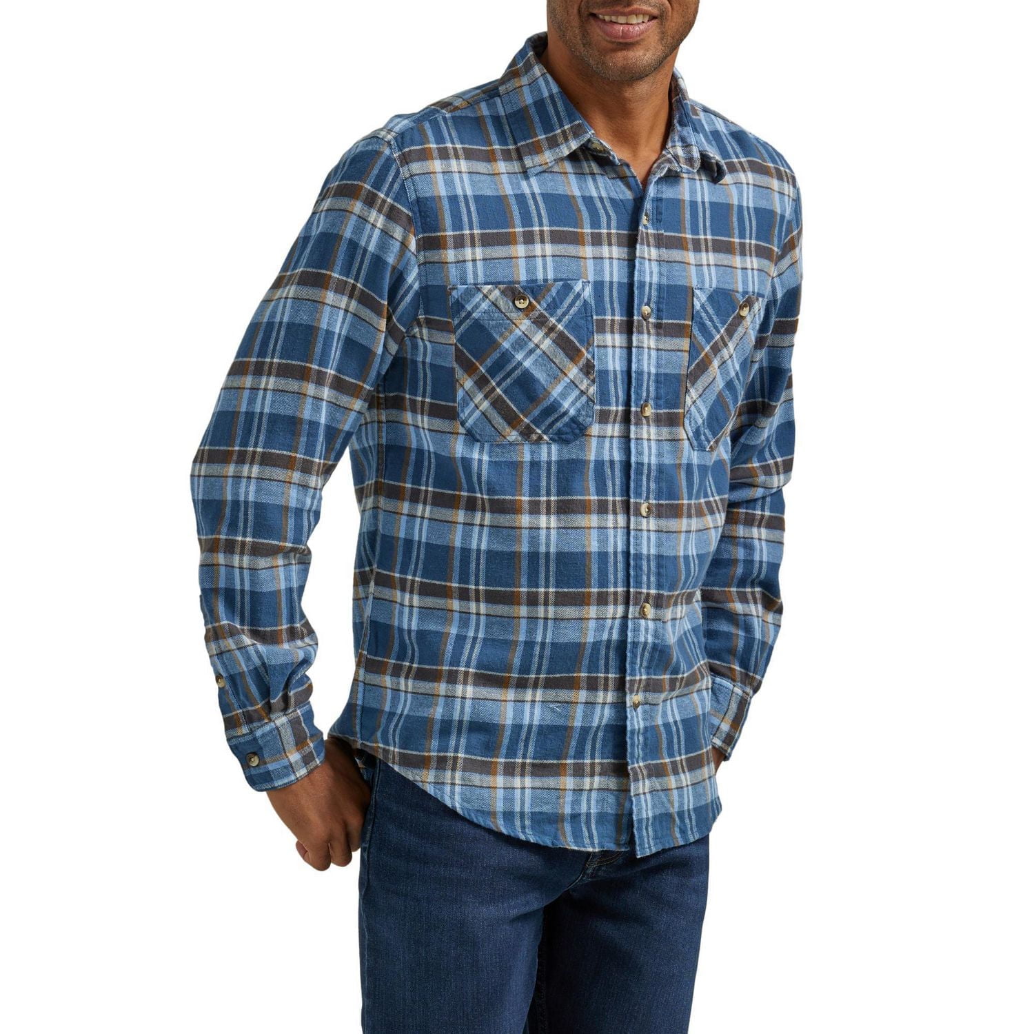 Wrangler Chemise en flanelle à manches longues