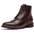 thumbnail image 2 of Thursday Boot Company Bottes en Cuir Capuchon pour Hommes, Marron, 6, 2 of 4