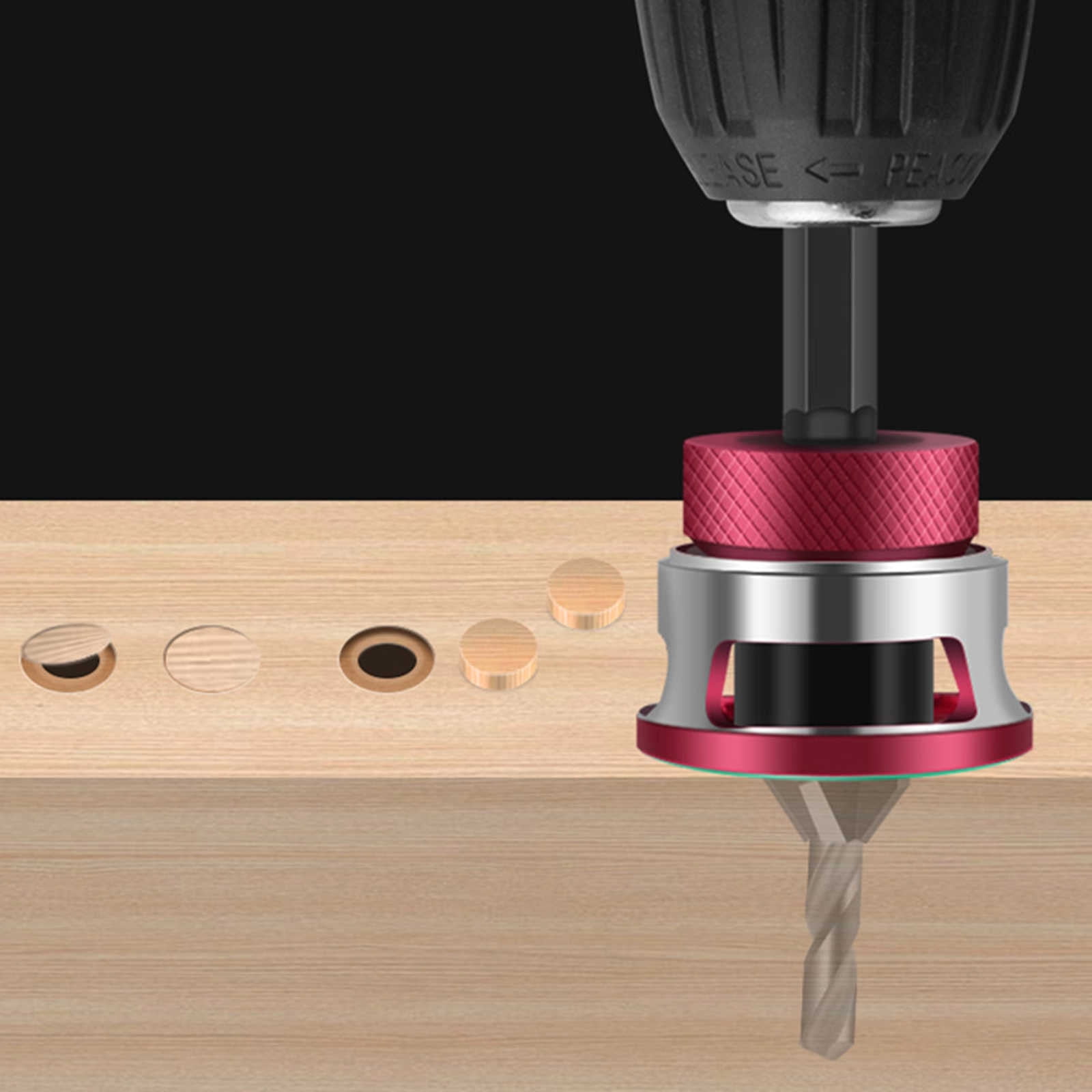 GUYUTING Countersink Drill Bit Set 2.8x8mm 3.2x8mm 3.5x10mm 4x10mm Sizes for Wood Fibreboard Chipboard Drilling Tasks