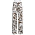 thumbnail image 2 of Women Relaxed Fit Mid Waist Print Medium Wash Cargo Trousers, 2 of 5