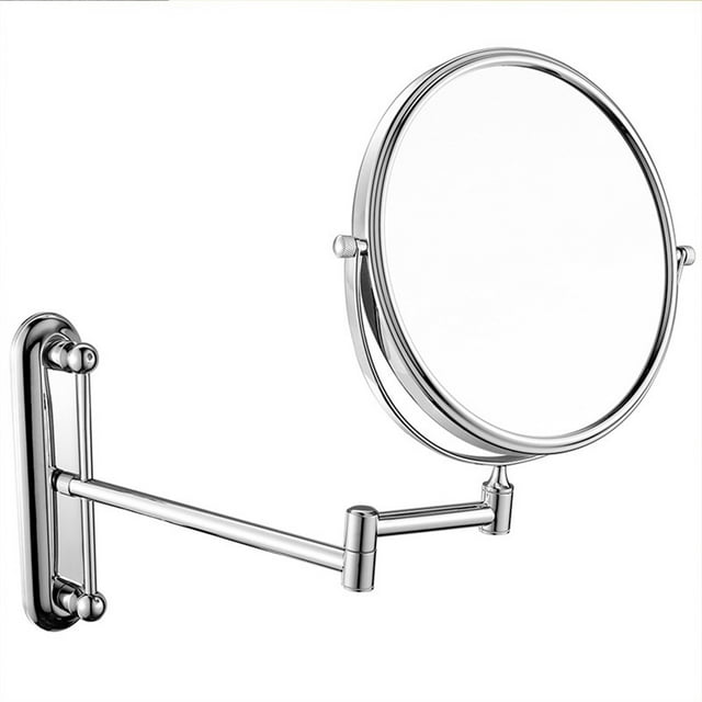 Personal Makeup Mirror Vanity Mirror With Lights Wall-mounted Telescopic Folding Beauty Makeup Mirror ,Widely Use