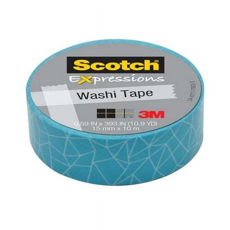 UPC: 0051141964157 | 3M C314P28 Expressions Washi Tape Cracked .59 In X 393 In