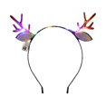 thumbnail image 1 of Bonita diadema luminosa con astas y banda para la cabeza con luz Led para niños, decoraciones navideñas para adultos, diadema, accesorios para el cabello, 1 of 5