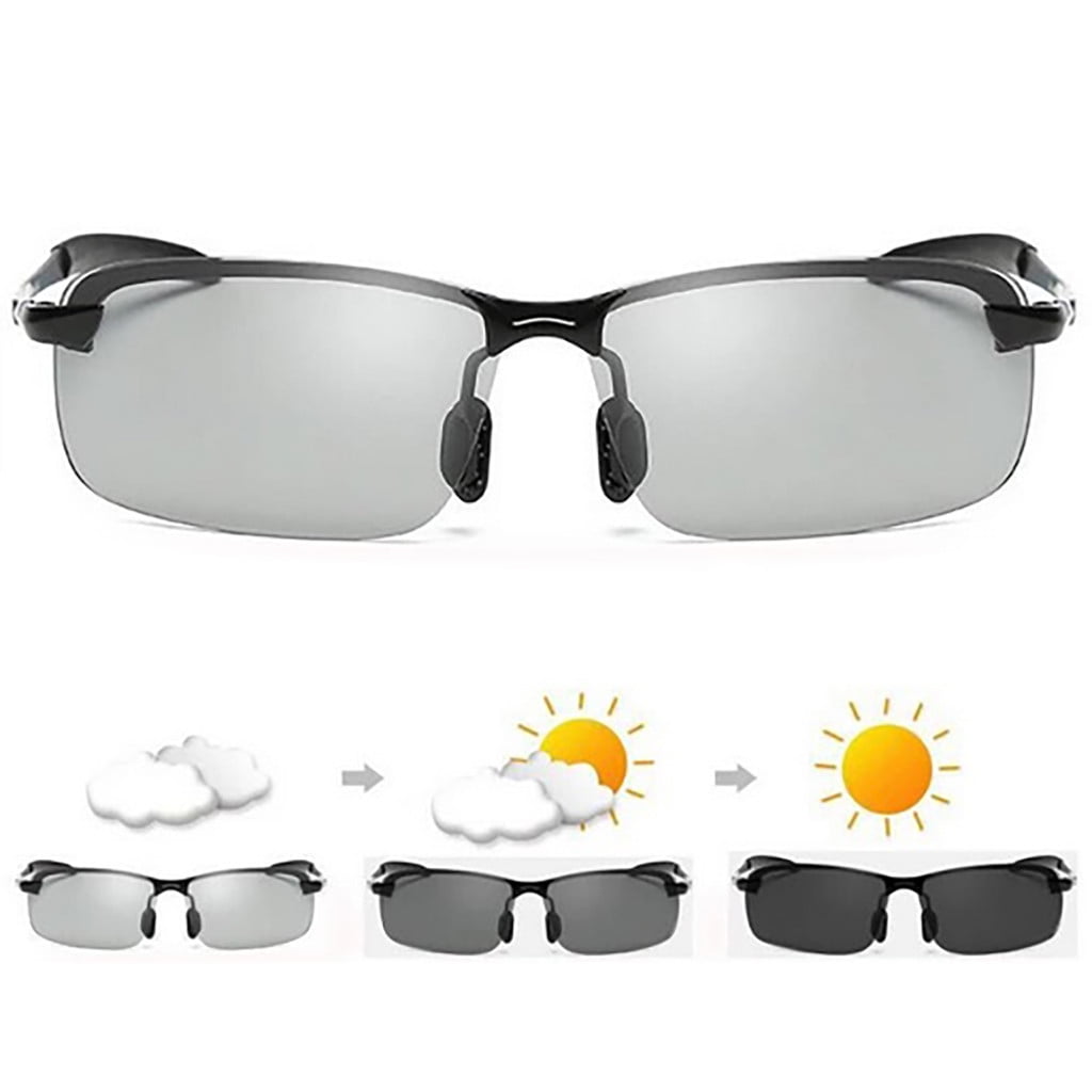 Photochromic Sunglasses with Polarized Lens Perfect for Fisherman 