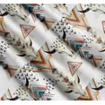 thumbnail image 3 of Soimoi Cotton Cambric Fabric Triangle & Animal Face Print Fabric by Yard 56 Inch Wide, 3 of 7