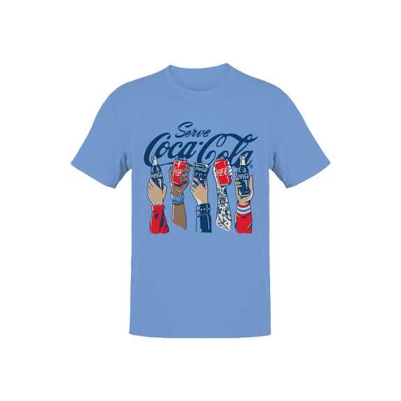 Officially Licensed Coca Cola Celebrate with Coca-Cola Artwork Men's T-shirt
