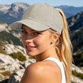 thumbnail image 3 of Ponytail Hats for Women Lightweight Breathable Mesh Back Baseball Cap Trucker Hat, 3 of 8