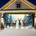 thumbnail image 4 of Christmas Garage Backdrop Banner 157x70.8in, Large Polyester Hanging Background Cloth with Rope for Holiday Party Photo Booth Wall Decor, Xmas Photography Prop, 4 of 4