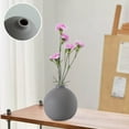 thumbnail image 5 of Ceramic Flower Vase for Home Decor, Elegant Matte Finish Tabletop Vase, Perfect for Fresh & Artificial Flowers, Wedding Centerpiece, Housewarming Gift, Sturdy & Stylish Decorative Vase (10x17.5cm), 5 of 6