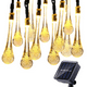 thumbnail image 2 of Guirnalda de luces solares para exteriores con forma de gota de agua, 100 LED, resistente al agua, para Navidad, jardín, vacaciones, bodas, fiestas, decorativas., 2 of 5