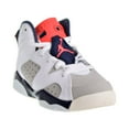 thumbnail image 2 of Jordan 6 Retro BT Little Kid's Shoes White/Infrared 23/Natural Grey 384666-104, 2 of 6