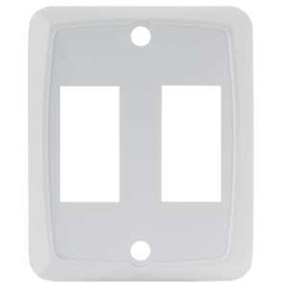 12875 Double Wall Plate - White