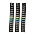 thumbnail image 2 of BELOVING 3 Pieces Aquarium Thermometer Strips Compact Professional Temperature Decals, 2 of 10