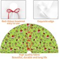 thumbnail image 5 of Green Funny Monster Christmas Tree Skirt 36" Decor Mat for Thanksgiving Halloween Xmas New Year Holiday Party Home Holiday Occasion Decorations, 5 of 6